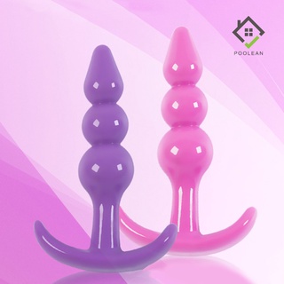 [poolean] bolas anales de silicona Plug G-Spot estimulación hombres mujer juguete sexual regalo