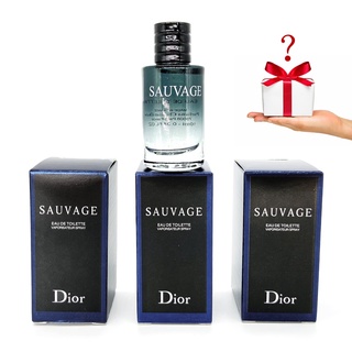 Tres frascos de Dior Sauvage / 10ML de perfume de prueba de viaje de alta calidad recibirán una muestra aleatoria.