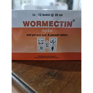 Wormectin inyección 20 ml (1 caja contenido 12 botellas)