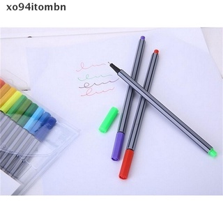 [xo94itombn] 0,4 mm 24 bolígrafos delineador de colores finos Set marcadores arte pintura buena calidad.