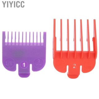 Yiyicc - juego de peines de guía para cortador de pelo, colorido, reemplazo (4)