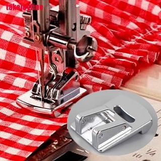 Ta-mx 2 pzs prensatelas de dobladillo plateado para máquina de coser accesorios de costura (1)