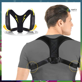 Corrector de postura Unisex ajustable para espalda y hombros/soporte espinal