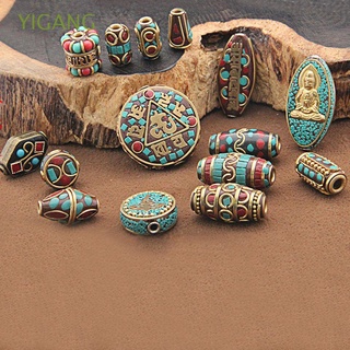 yigang retro piezas de joyería 15 estilos diy joyería accesorio charms pulsera colgante antiguo dorado tibetano pendientes de joyería