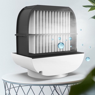 *lyg portátil mini aire acondicionado ventilador personal enfriador de espacio mini enfriador de aire en casa oficina escritorio ventilador de refrigeración