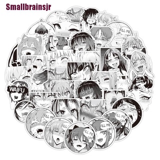 Srmx 52PCS Hentai Anime Sticker Sexy Girl Material Vinyl Decal for Laptop Sticker Jr