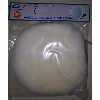 7" GT lana pulidora pulidora almohadilla de pulido rueda tampón pulidor Velcro