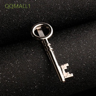 Qqmall1 clips De corbatas De Metal con Forma De llave para hombre De negocios diseño insignia para hombre clip corbata De corbata/Multicolor