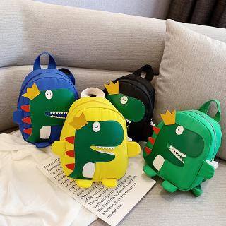 mochila de dinosaurio de dibujos animados niños salvaje coreano oxford tela kindergarten bebé mochila escolar