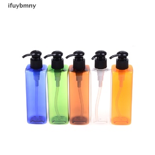 ifuybmny 1pc bomba de mano de plástico 250ml baño líquido dispensador de jabón champú botella mx