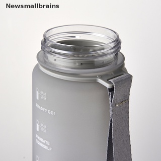 newsmallbrains 1100ml moda botella de agua color gran capacidad deportes botellas de plástico nuevo nsb