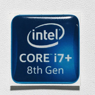 Intel CORE i7+ 8a generación 2015 pegatinas