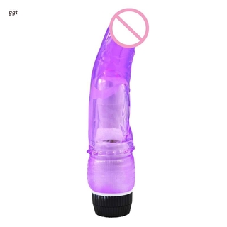 ggt Realistic Jelly Penis Vibrator Sex Dildo G-spot Massager for Adult Female Women
