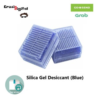 Desecante de Gel de sílice (azul) - un paquete de 2 cajas