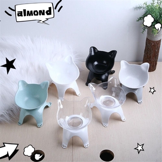 Productos Para mascotas De Gato plato De comida oblicua Proteger la columna tazón De agua Único De Gato tazón Alimentador/Multicolor (1)
