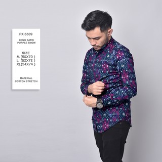Manga larga hombres Premium Batik camisa/camisa Songket/Batik Songket 5509 (1)