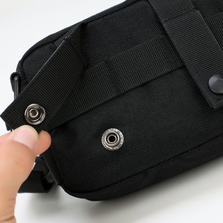 Mini bolsa táctica ventilador del ejército teléfono Beg impermeable cintura bolso de hombro (5)