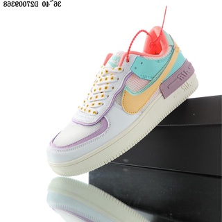 100% Original Nike Air Force 1 Shadow stitched macaron breathable sneakers shoes for Women (1)