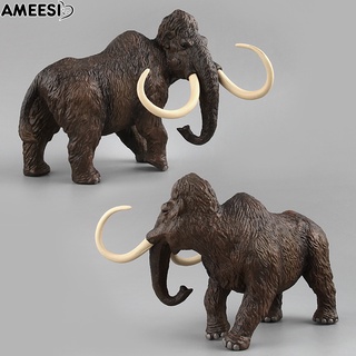 Ameesi Educational Toys Mammoth Model Toy Realistic Small Mammoth Model Toy Anti-scratch for Kids