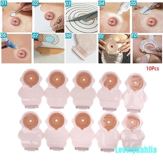 [lovely] 10 bolsas de colostomía pediátrica de una sola pieza para cuidado de los estomagos