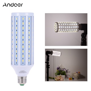 Andoer Photo Studio Photography 5500K 60W 120 Beads LED Corn Lamp Light Bulb Daylight E27 Socket