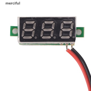 misericordioso nuevo 0.28 pulgadas dc 2.5v-30v verde led mini voltímetro digital probador de voltaje medidor l mx