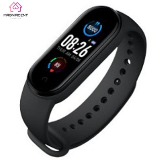 0928) m5 pulsera inteligente pantalla a color reloj deportivo ip67 impermeable y a prueba de polvo