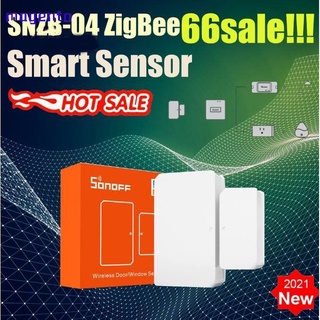 Ddoor 66SMARTSALE SNZB-04 ZigBee Wireless Door/Window Sensor Detector On/ Off Alert Notification via eWeLink APP Smart Home Security magento