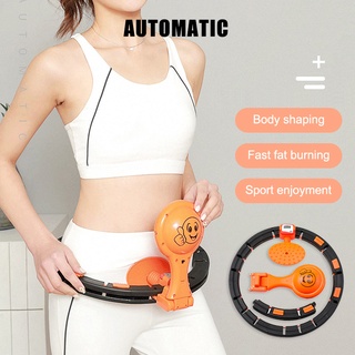 Auto-Spin Hoop Smart Counting Loop Adjustable Slimming Exercise Removable Hoop
