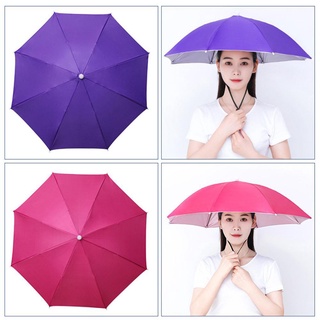 de gran tamaño sombrero paraguas sombrero sombrero paraguas sombrero montado en la cabeza sombrero paraguas paraguas sombrilla m4a8 (6)