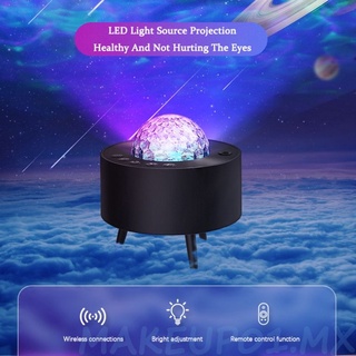 ☀Promotion Tripod Smart Ocean Wave LED Projector Night Light Lamp Bluetooth Music Player ☆Makeup01.mx☆