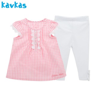 Kavkas Baby Girl conjunto de ropa de marca Top+pantalones 2pc Set 12m 18m 24m