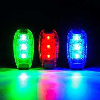 gandwass luz trasera LED de advertencia de seguridad para correr nocturna/casco de bicicleta (1)