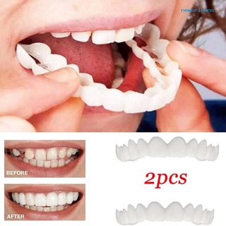 Joapans 2 pzs cubierta De silicón Para Dentadura/blanqueamiento/dental Falso