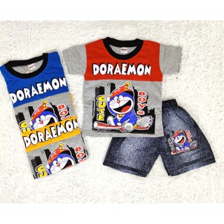 Conjunto de ropa para hombres edad 2-10 años DORAEMON imágenes