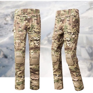 táctico militar pantalones de carga de los hombres camuflaje senderismo pantalones ejército trekking transpirable pantalón de trabajo