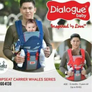 Dialogue Baby Hipseat Whales Series | Hipseat