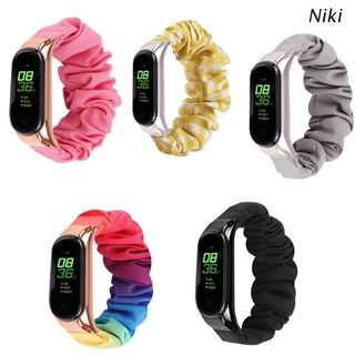 Niki Smart Watch pulsera elástica para Mi Band 6 5 4 3 correa de reloj multicolor