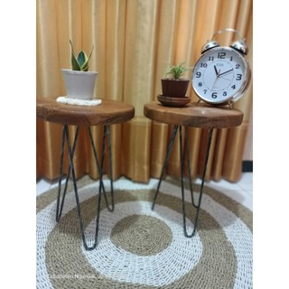 Mesa minimalista de hierro/mesa de café/mesa raíz/mesa angular