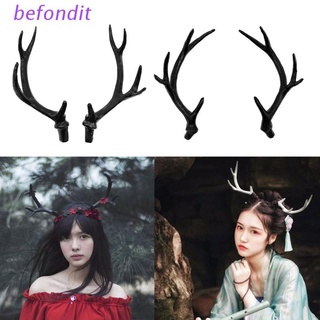 BEF Women Deer Horn Headdress Dancing Party Props Headpiecefor Halloween Party Christmas Creative Carnival Hair Accessories