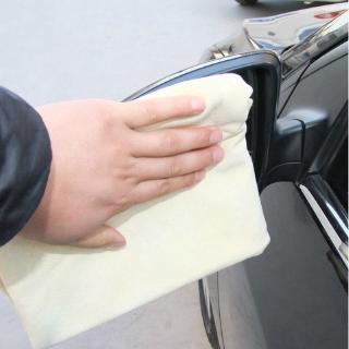 1pzas 25CMX40CM Natural no se absorben piel rápida absorbente de coche limpieza de coche/automóvil Motorcycle vidrio Washing householdc (4)
