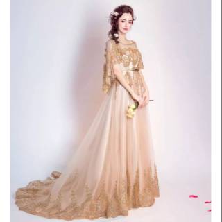 Un 5919 T vestido de novia vestido de fiesta vestido largo vestido de oro vestido de novia vestidos de novia vestidos de novia