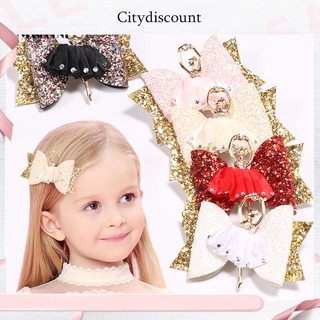 <CITY> horquillas de Ballet con moño para niñas/niños/accesorio para el cabello/cumpleaños