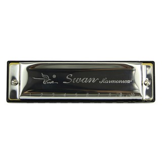 Swan armónica 10 agujeros C tono llave - OMTHMASV plata