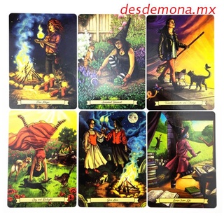 desdemona everyday witch oracle 40 cartas baraja tarot completo inglés familia juego de mesa astrología adivinación destino
