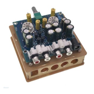 Bonjour 6J1 válvula tubo preamplificador de Audio placa Amplificador Pre-Amplificador de bilis Buffer DIY AC 12V