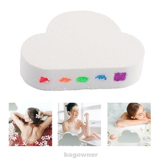 100G romántico alivio del estrés hidratante exfoliante hogar baño nube arco iris bomba de baño