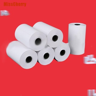 [MissCherry] 5 rollos de papel adhesivo imprimible papel térmico directo con autoadhesivo (5)
