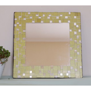 Espejo de vidrio 30x30 cm espejo decorativo baño sala de estar regalo de boda regalo de boda regalo de boda