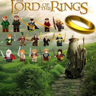 las minifiguras hobbit compatibles con lego lord of the rings bilbo bloques de construcción bebé juguetes educativos para niños